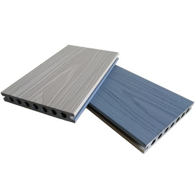 단단한 WPC 옥외 16 Ft Decking 널 공압출 Woodgrain 구렁 마루