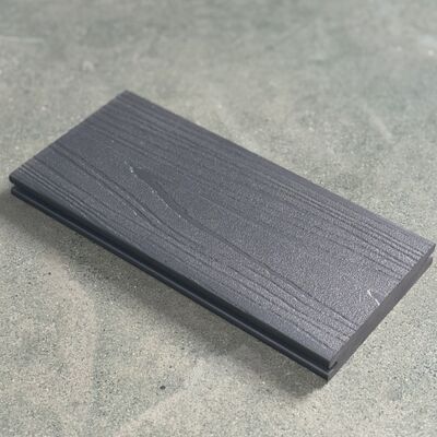 액체 금속 마감 흑연 은색 WPC 데크의 건축학적 WPC