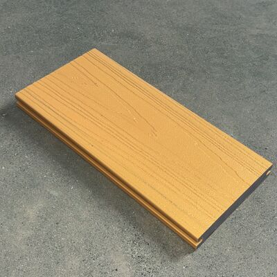 럭셔리한 PATINA GLIMMER GOLD 데크가 있는 금속 WPC 패널