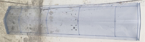 바람 방지 클래스 8 가벼운 투명 지붕 친환경 야외 WPC 패널 정원 도구 하우스 조립 용이