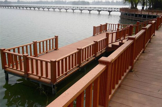 현대 홈 경계용 숨겨진 패스너 WPC 펜싱 패널