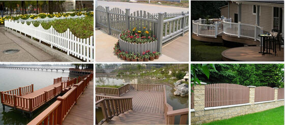 호텔 옥외를 위해 방수 장식적인 막대기 WPC 검술