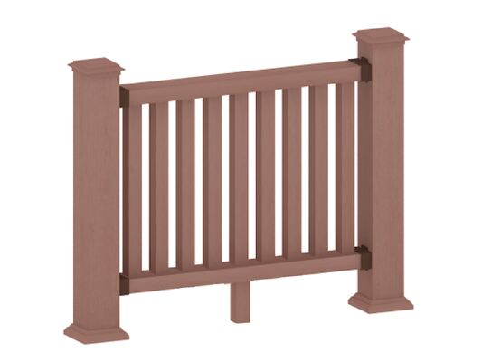 농장 경계를 위한 친환경 재활용 WPC 펜싱 흰개미 방지