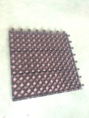 가정 옥외 WPC 갑판은 30x30CM 자연적인 나무 보기를 가진 튼튼한 DIY 마루를 타일을 붙입니다
