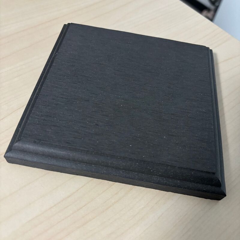 WPC 발코니 방수 야외 바닥 엔드 커버 WPC 복합 데크 보드 엔드 스커트 데크 WPC 데크 엔드