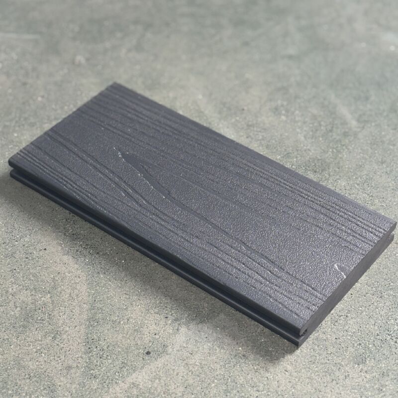 액체 금속 마감 흑연 은색 WPC 데크의 건축학적 WPC