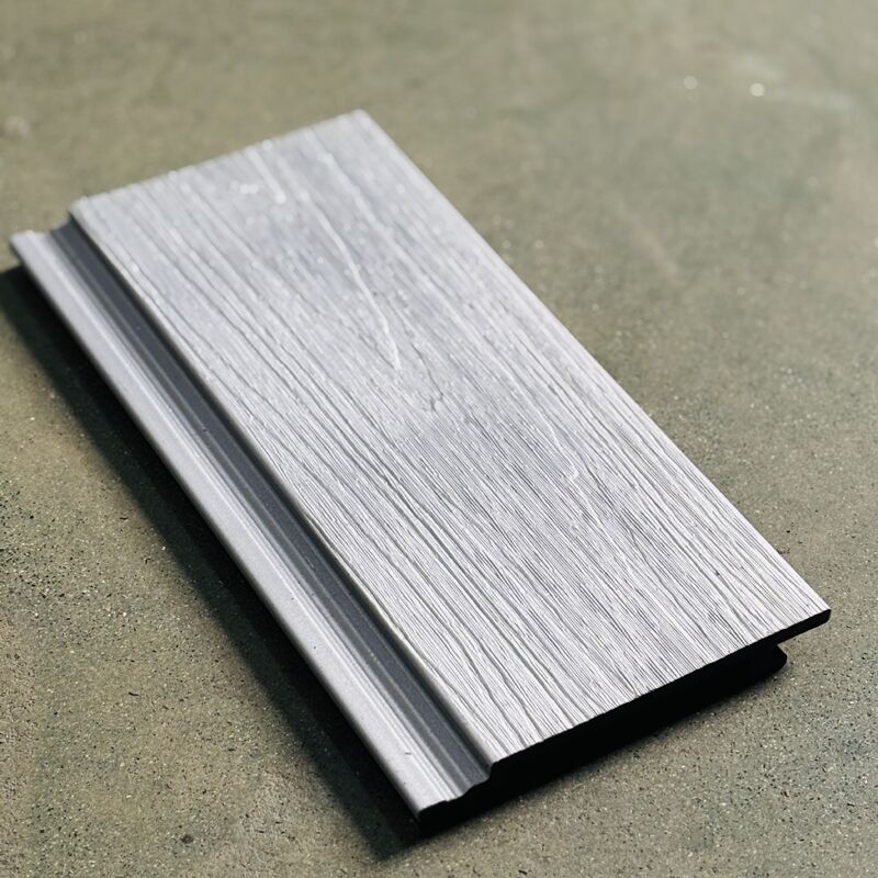 Moonlight Silver Metallic WPC 패널 - 복합재 탄력성을 갖춘 건축적 탁월함