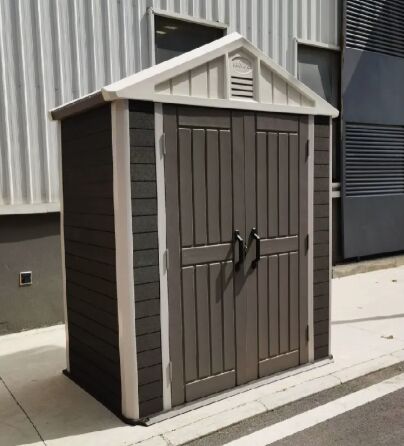 바람 방지 클래스 8 가벼운 투명 지붕 친환경 야외 WPC 패널 정원 도구 하우스 조립 용이