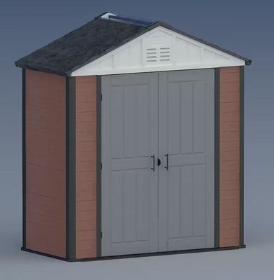 옥외 WPC 목제 플라스틱 합성 정원 도구 창고 집 저장 방수 사용자 정의 가능